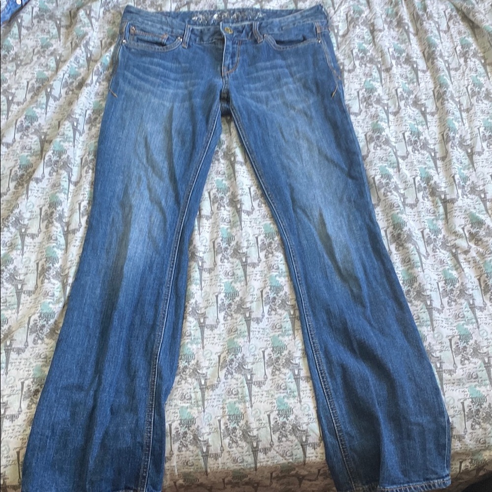 Express Blue Boot Cut Jeans Classic Style